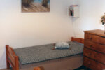 La chambre ouverte sur le séjour